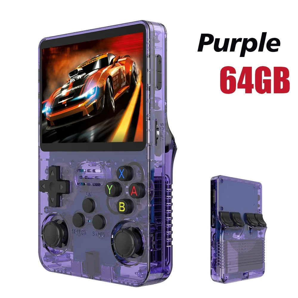 Console de Jogos Retro Portátil AMBERNIC R36S, Tela IPS de 3,5