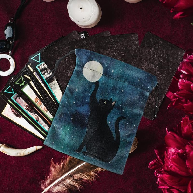 Bag para Cartas de Tarô - Gatitos