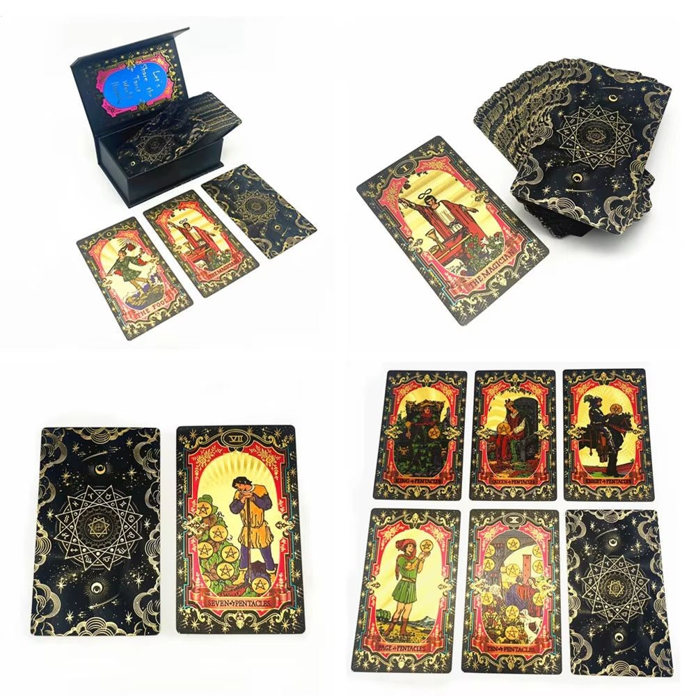 Tarô Gold - Rosa Mística Preto