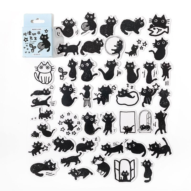 Adesivos - Gatinho Preto