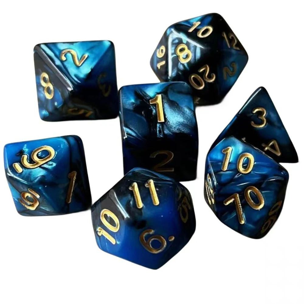 Conjunto de dados - Cores Mistas | D&D, RPG, Pathfinder