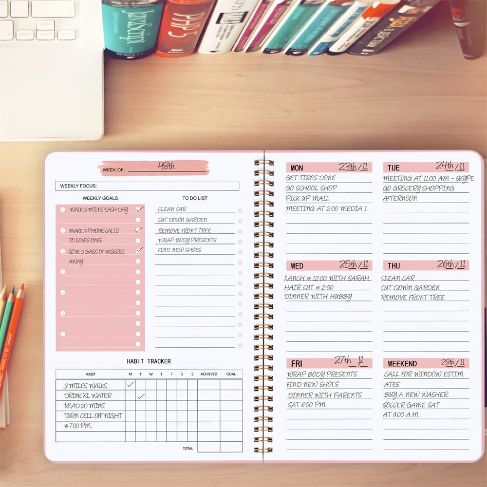 Caderno Planejador Semanal
