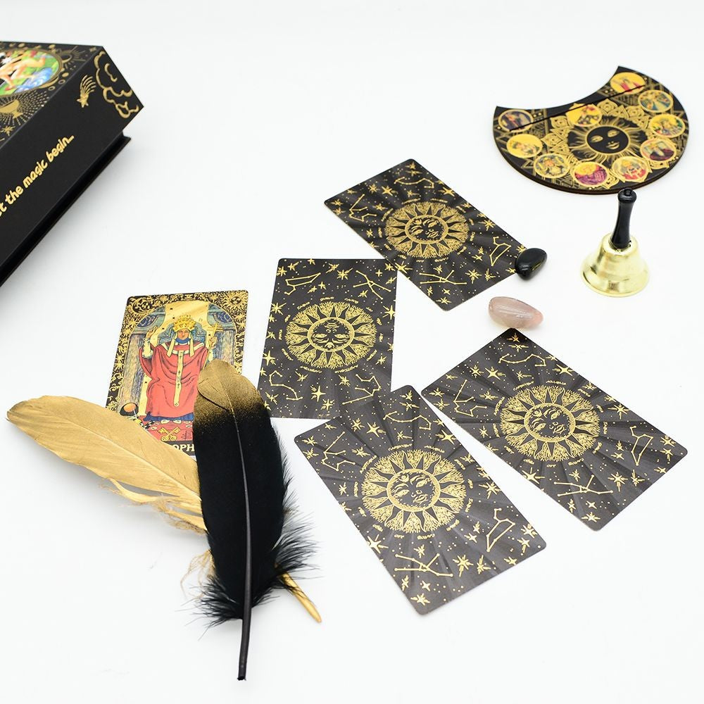 Tarô Gold Deluxe - Conjunto kit esotérico