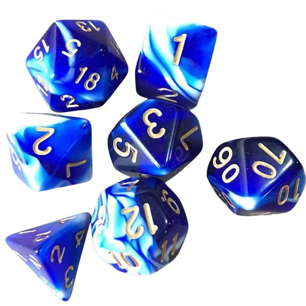 Conjunto de dados - Cores Mistas | D&D, RPG, Pathfinder