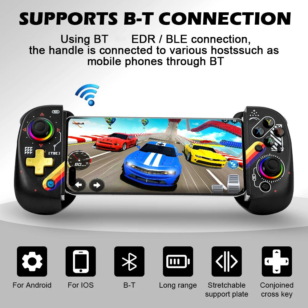 Controle Ajustável Bluetooth para Ps3, Ps4, Android, IOS