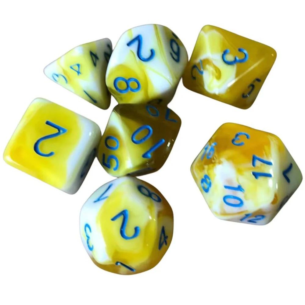 Conjunto de dados - Cores Mistas | D&D, RPG, Pathfinder