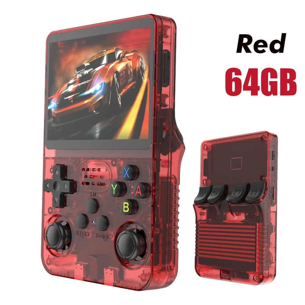 Console de Jogos Retro Portátil AMBERNIC R36S, Tela IPS de 3,5