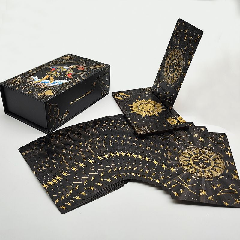 Tarô Gold com Suporte de Madeira