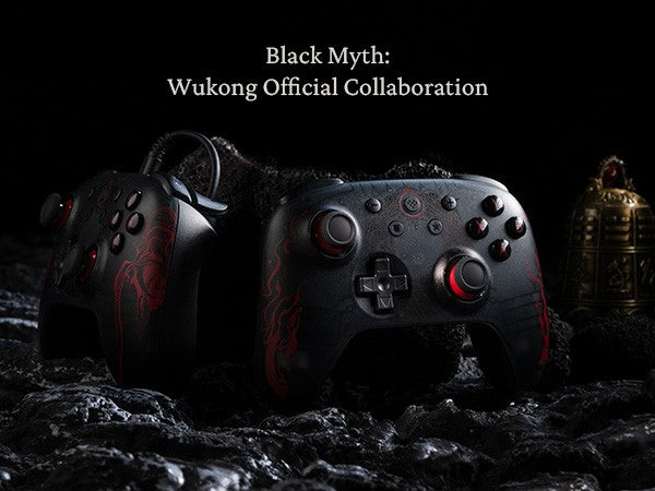 Controle (Sem fio e Com fio) com Hall Effect Black Myth: Wukong multiplataformas - 8-BitDo