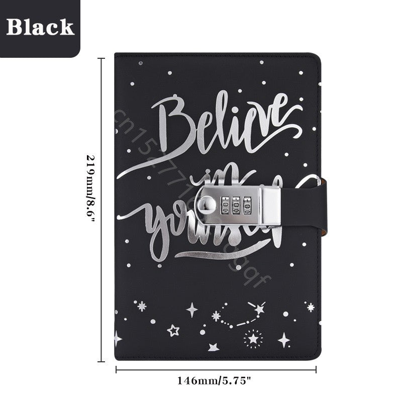 Caderno com Fechadura