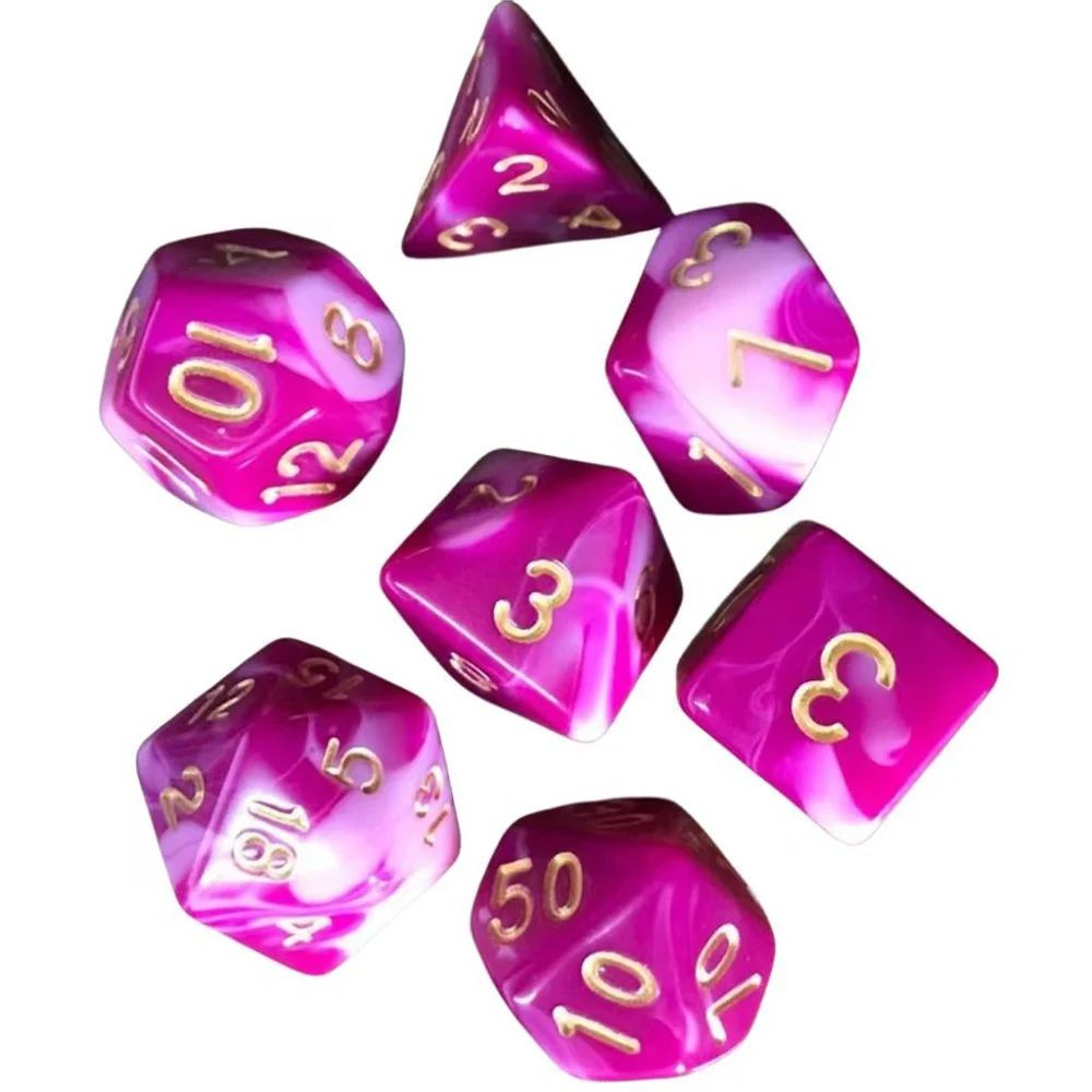 Conjunto de dados - Cores Mistas | D&D, RPG, Pathfinder