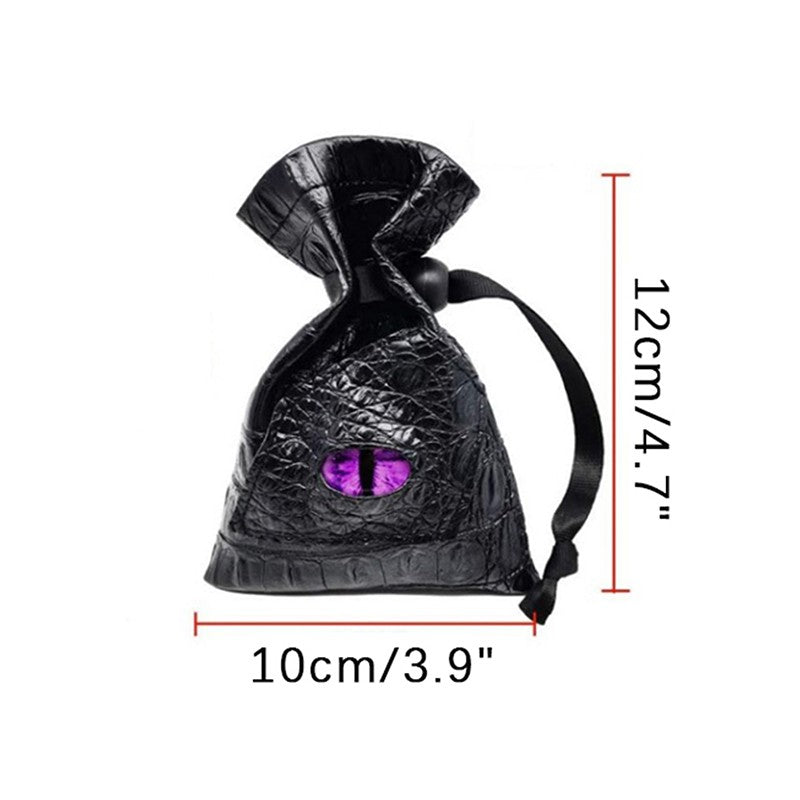 Saco de Dados com Cordão Impermeável em Couro PU