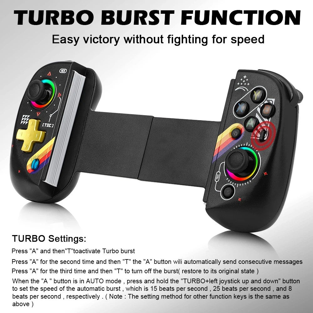 Controle Ajustável Bluetooth para Ps3, Ps4, Android, IOS