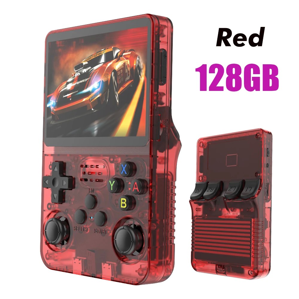 Console de Jogos Retro Portátil AMBERNIC R36S, Tela IPS de 3,5