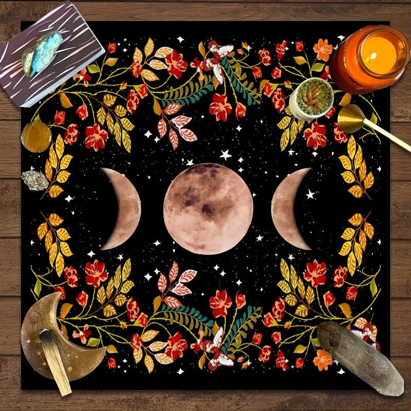 Toalha de Mesa de Tarô e Astrologia