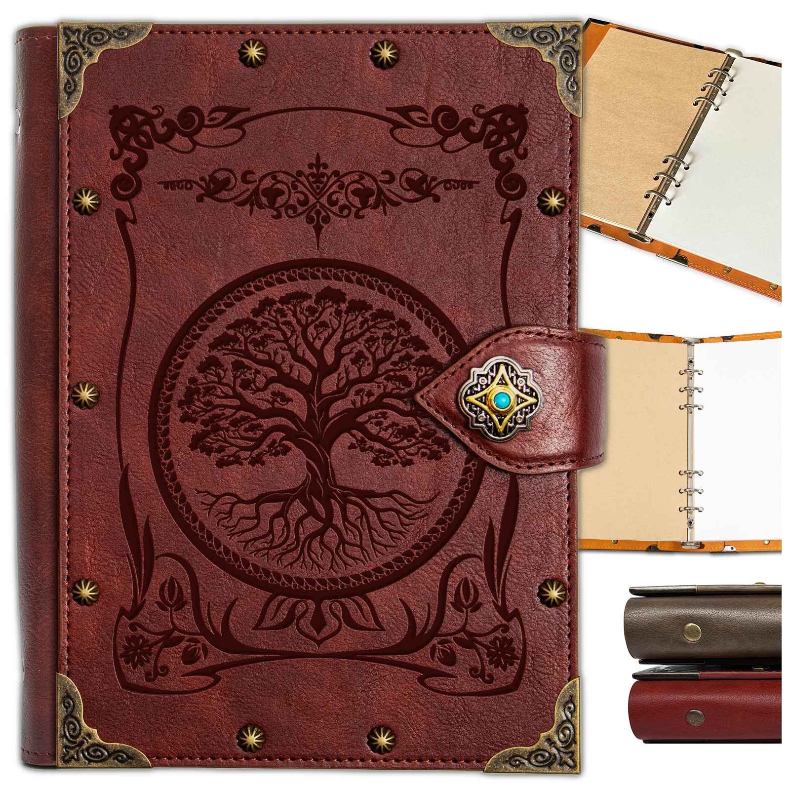 Caderno em Relevo, Anotações do Mestre, Diário de Aventura, Tipo Fichário