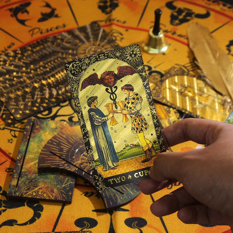 Tarô Gold Deluxe - Conjunto kit esotérico