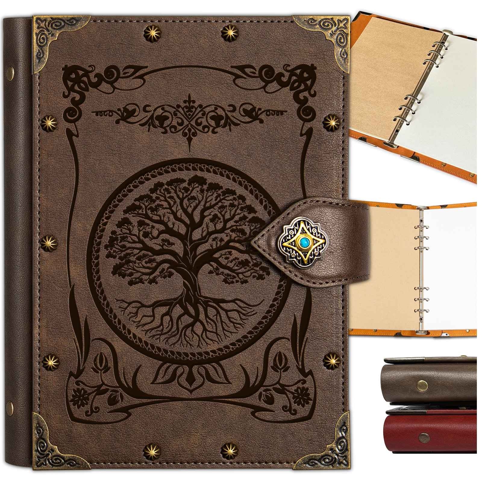 Caderno em Relevo, Anotações do Mestre, Diário de Aventura, Tipo Fichário
