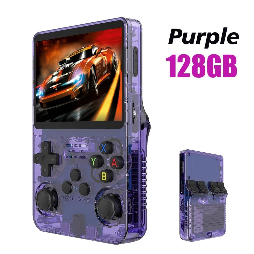 Console de Jogos Retro Portátil AMBERNIC R36S, Tela IPS de 3,5