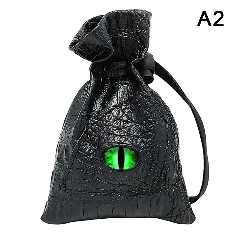 Saco de Dados com Cordão Impermeável em Couro PU