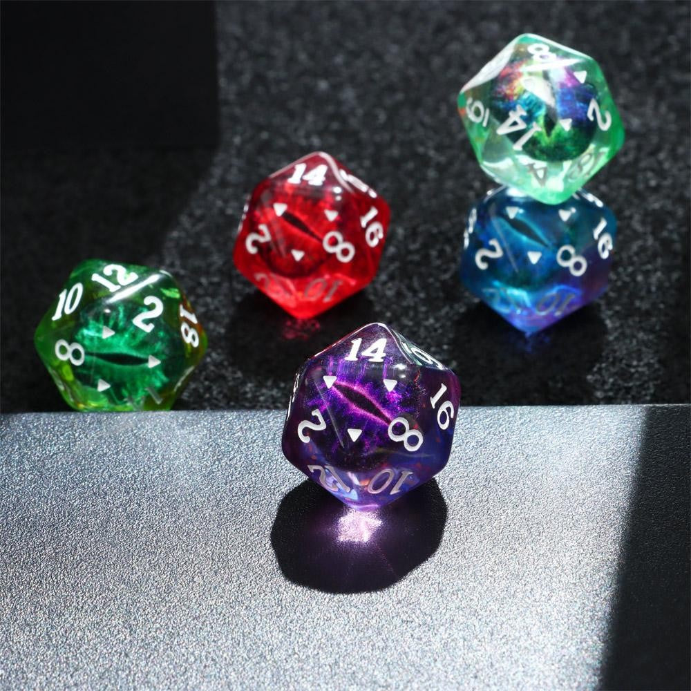 Dado D20 (Uma Unidade) - Olho do Dragão | RPG/D&D, Pathfinder