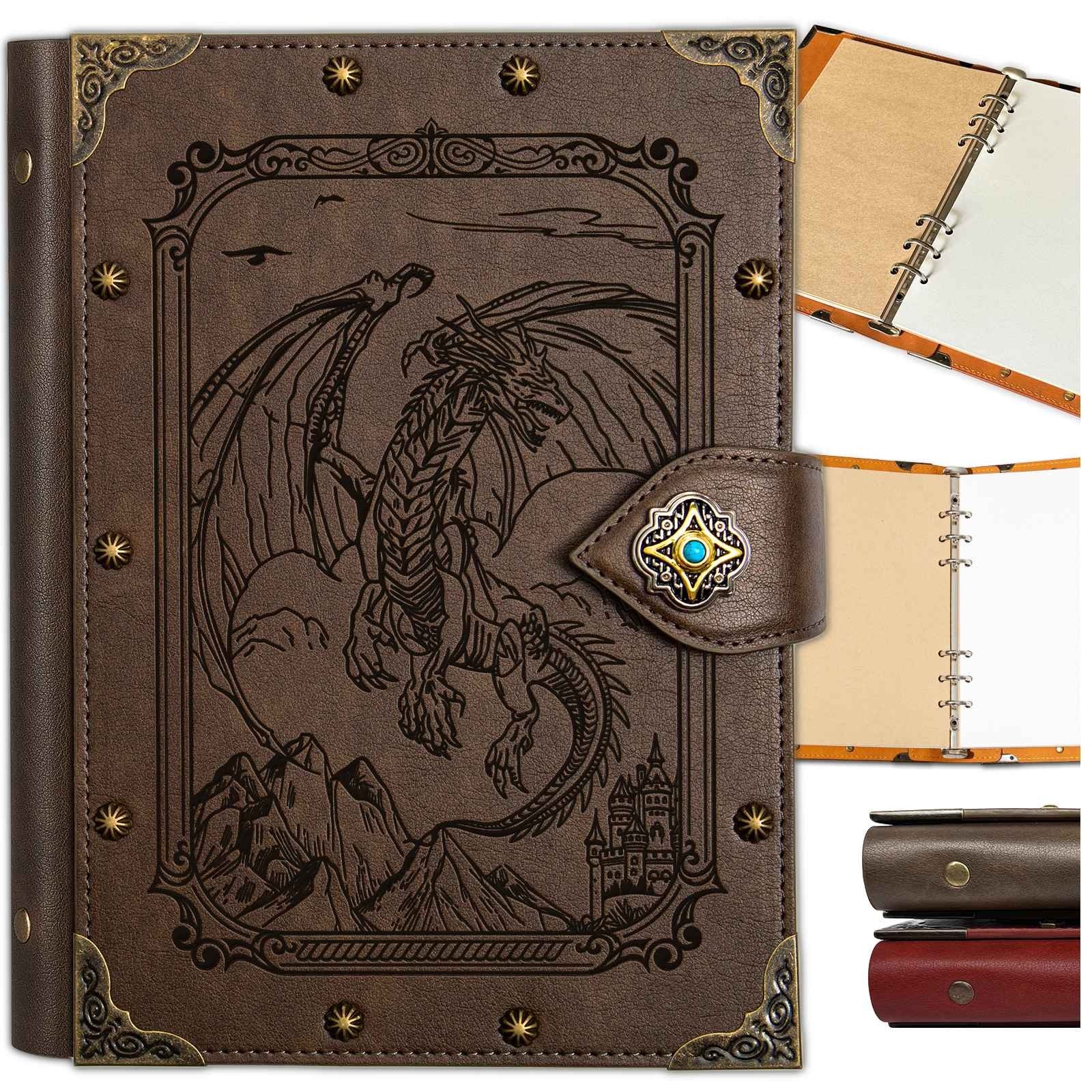 Caderno em Relevo, Anotações do Mestre, Diário de Aventura, Tipo Fichário
