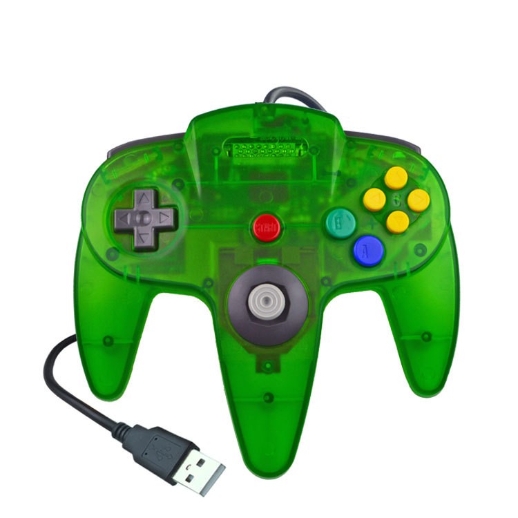 Controle Classico N64 USB com fio para Jogos Retro