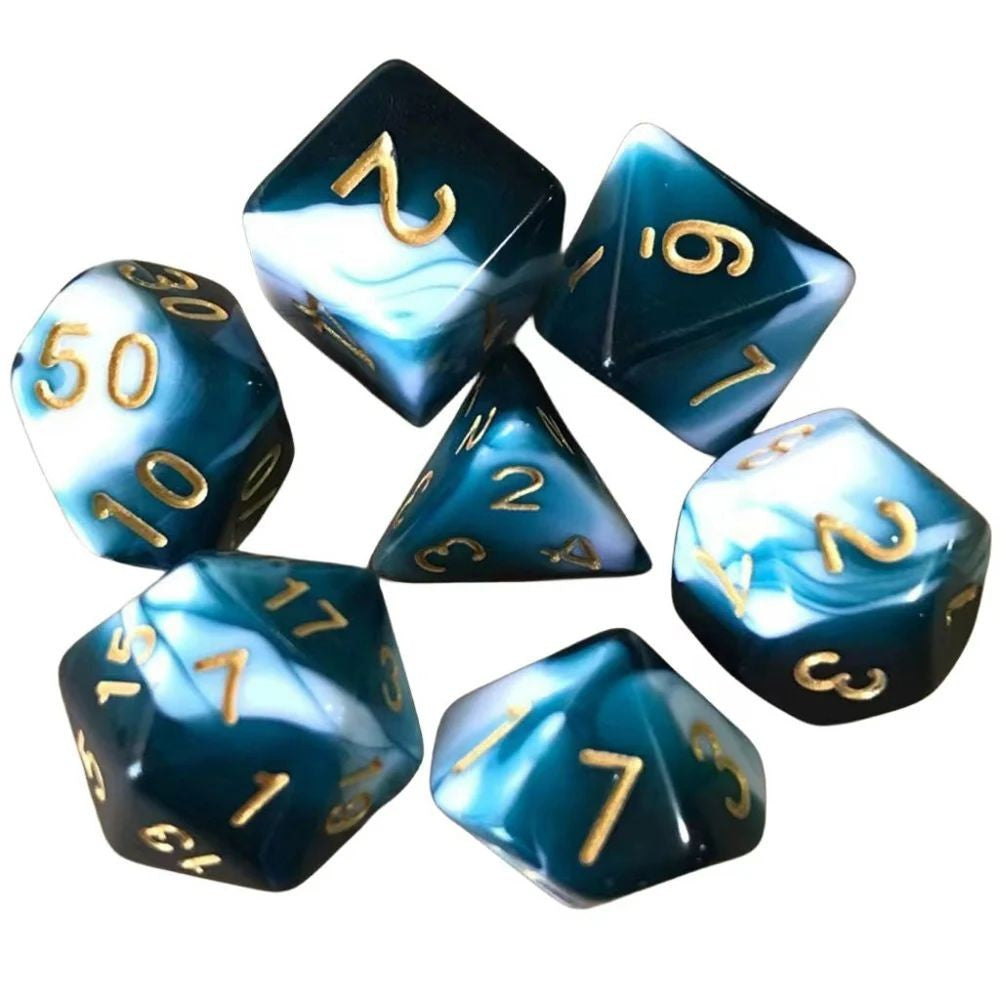 Conjunto de dados - Cores Mistas | D&D, RPG, Pathfinder