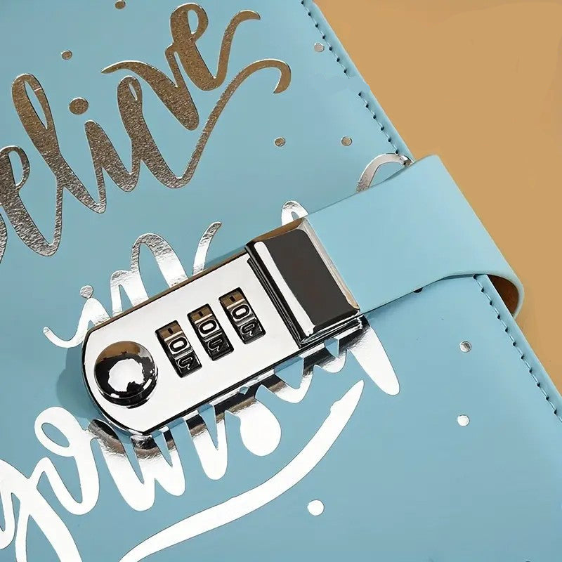 Caderno com Fechadura