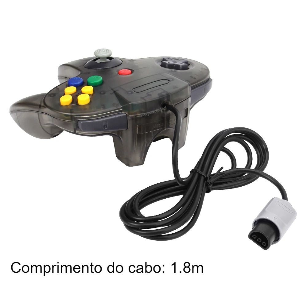 Controle Clássico com fio para N64 - Retro Game