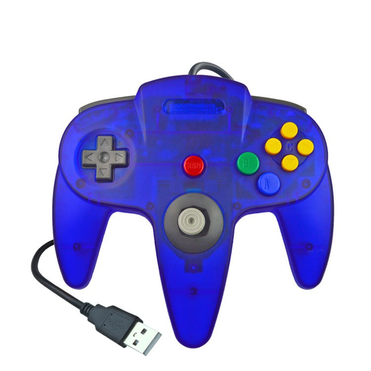 Controle Classico N64 USB com fio para Jogos Retro