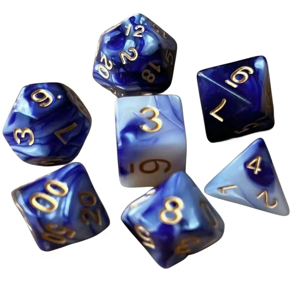 Conjunto de dados - Cores Mistas | D&D, RPG, Pathfinder