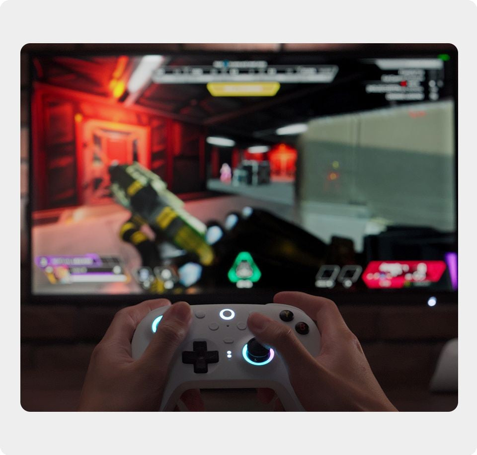 Controle Wireless Hall Effect multiplataforma com Dock de carregamento - 8-BitDo