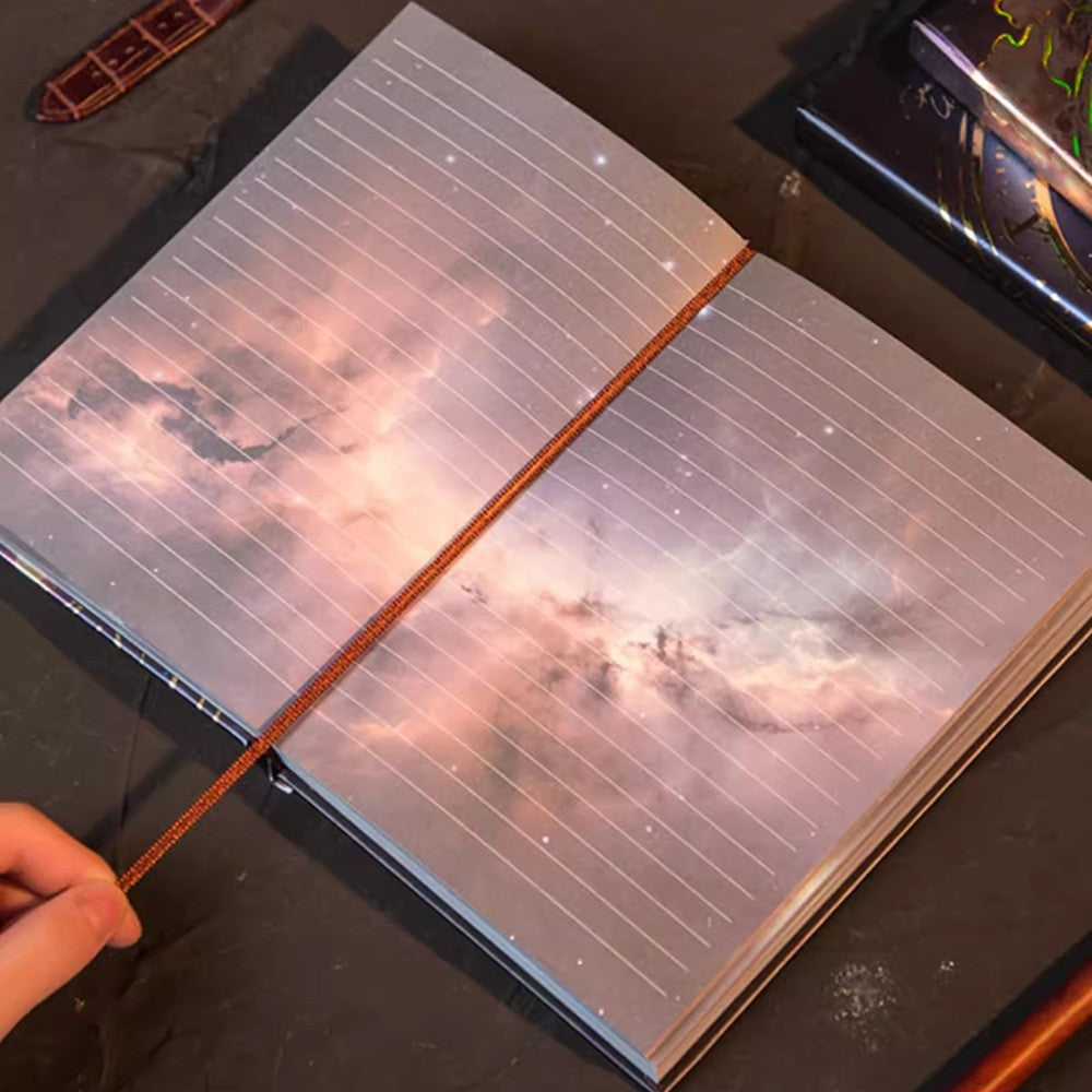 Caderno Relógio Cósmico