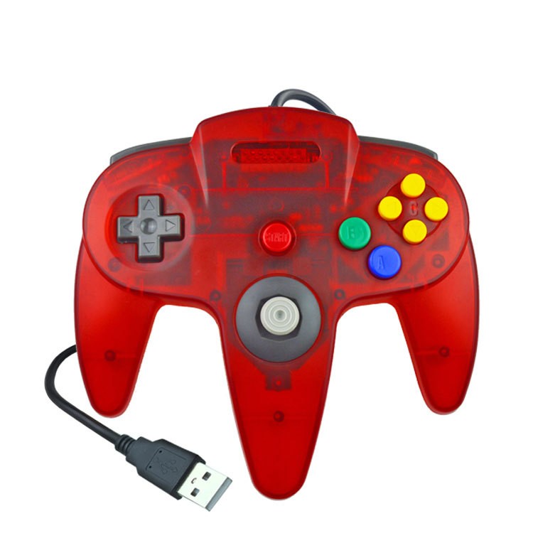 Controle Classico N64 USB com fio para Jogos Retro