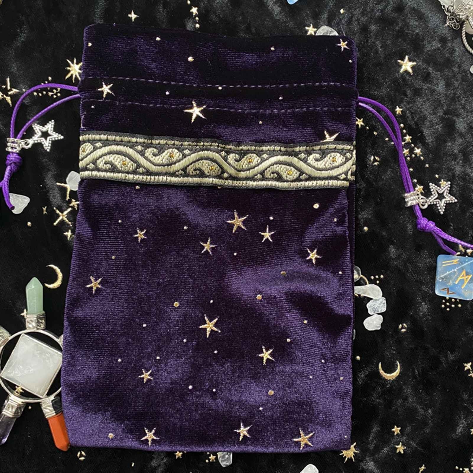Bag para Cartas de Tarô - Estrelas
