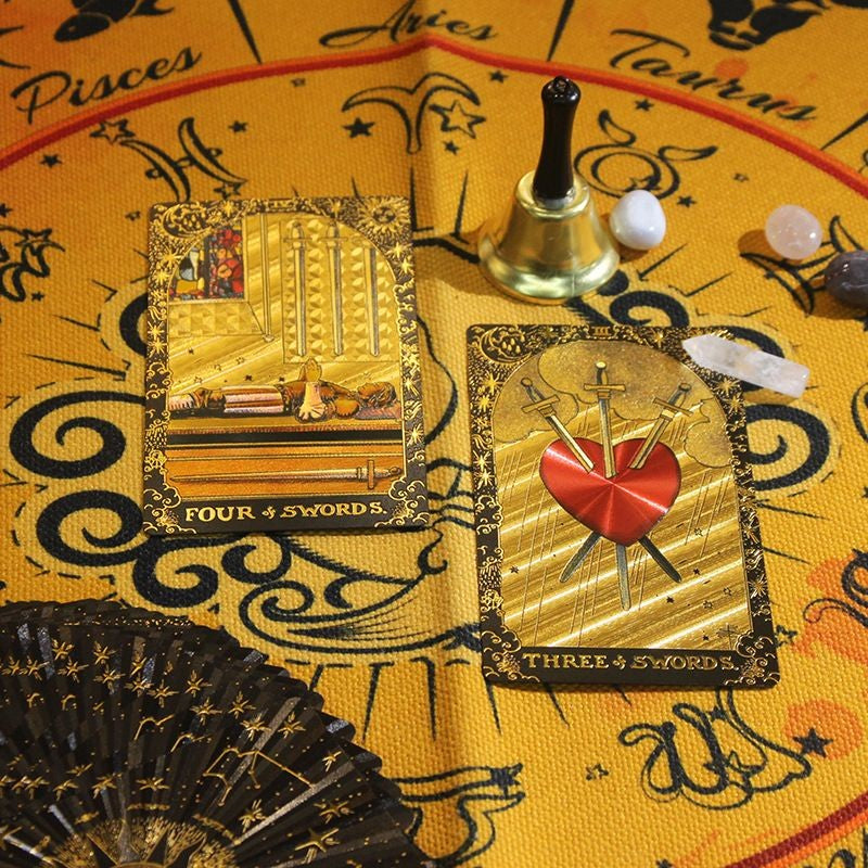 Tarô Gold Deluxe - Conjunto kit esotérico