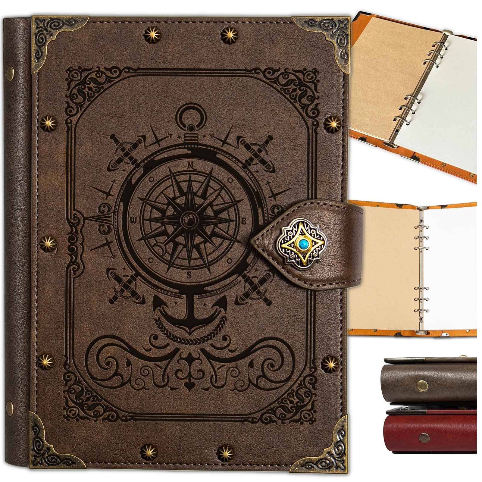 Caderno em Relevo, Anotações do Mestre, Diário de Aventura, Tipo Fichário