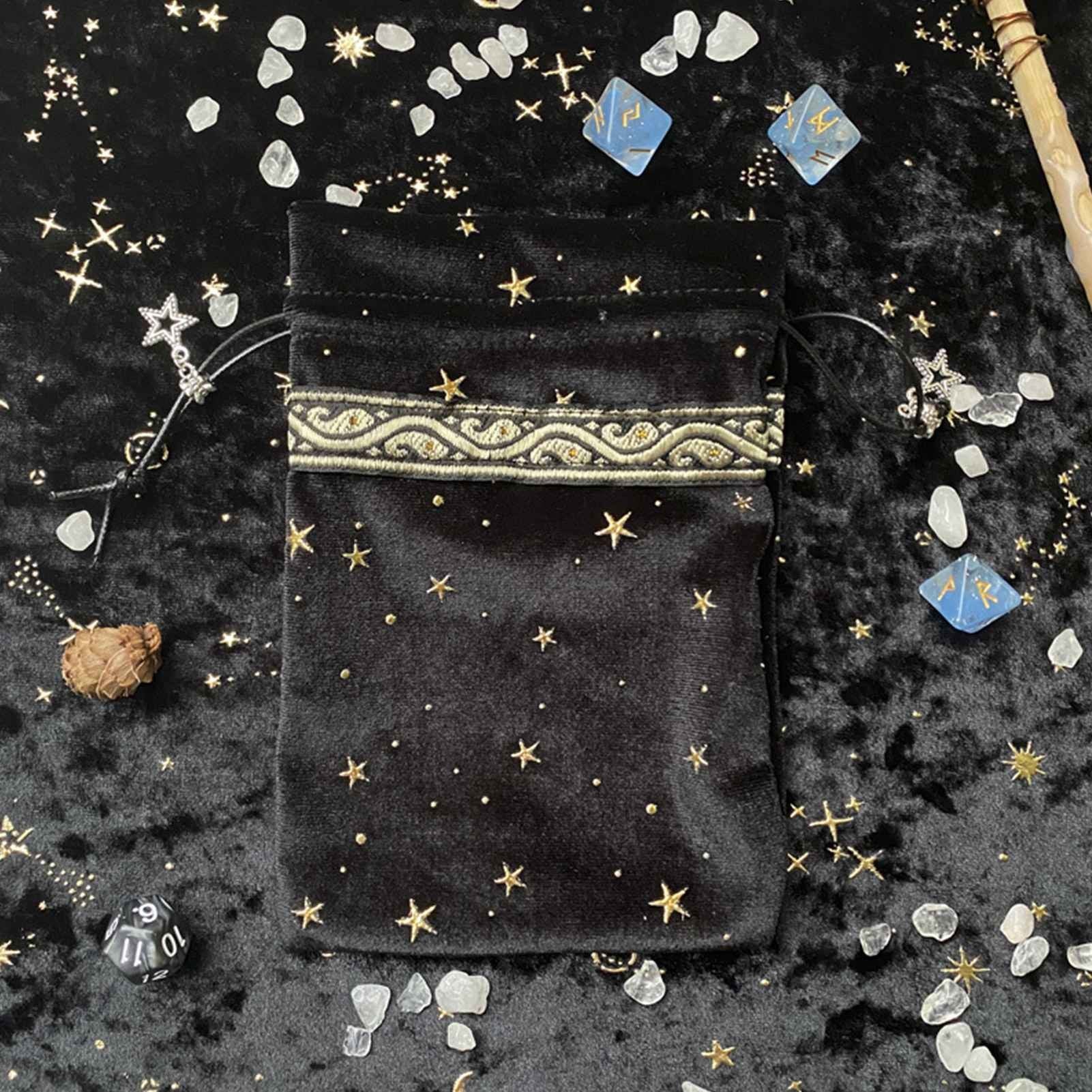 Bag para Cartas de Tarô - Estrelas