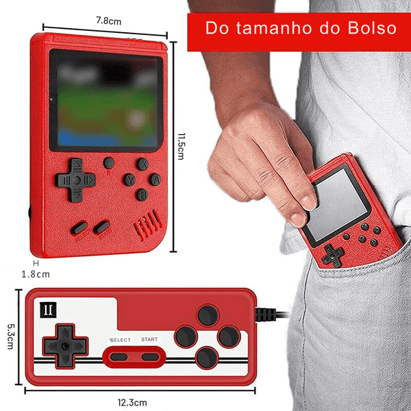 Mini Video Game Sup Game Box 400 Jogos Em 1