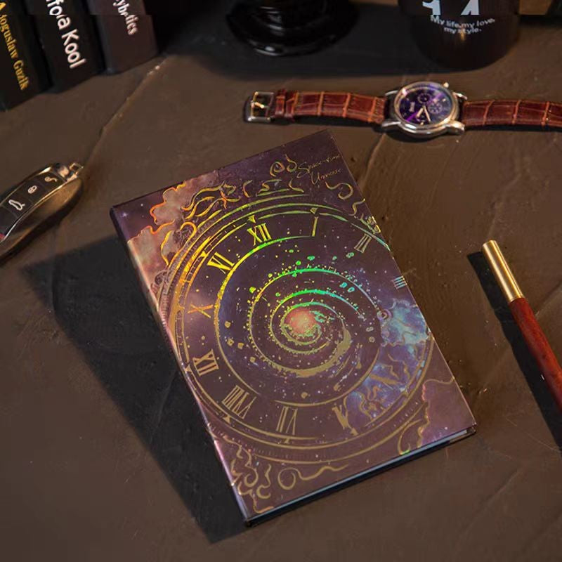 Caderno Relógio Cósmico