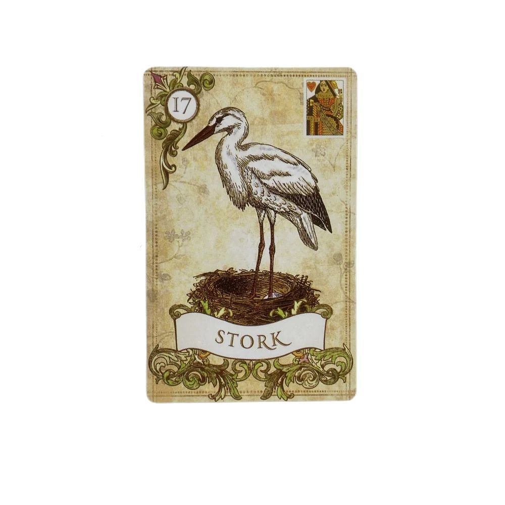 Baralho Cigano - Estilo Antigo Lenormand (38 cartas em inglês)