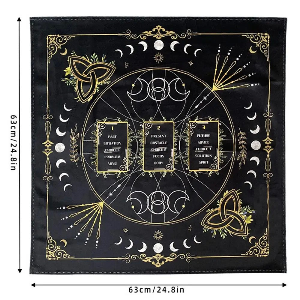 Toalha de mesa para Tarô com Marcações